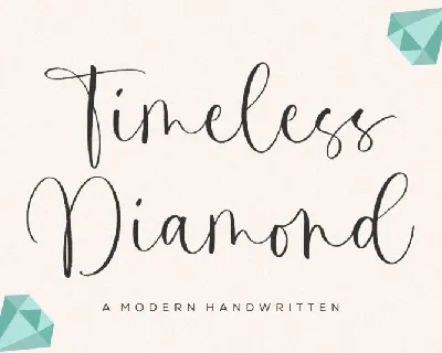 Timeless Diamond font