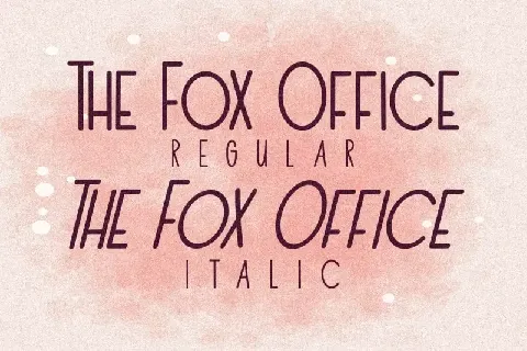 The Fox Office Display font