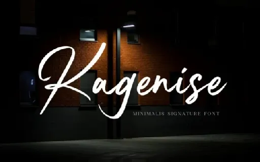 Kagenise font