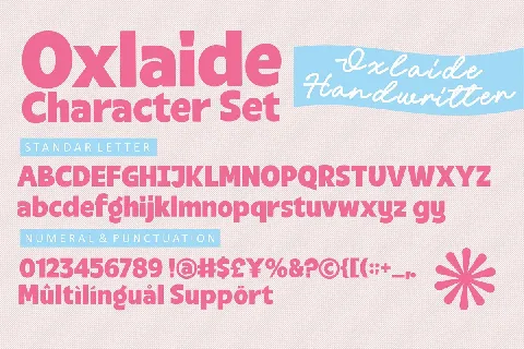 Oxlaide font
