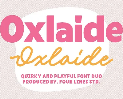 Oxlaide font