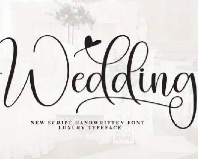 Wedding Script Typeface font