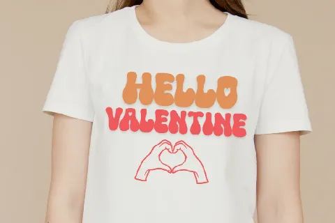 Retro Valentine font