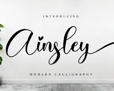 Ainsley font