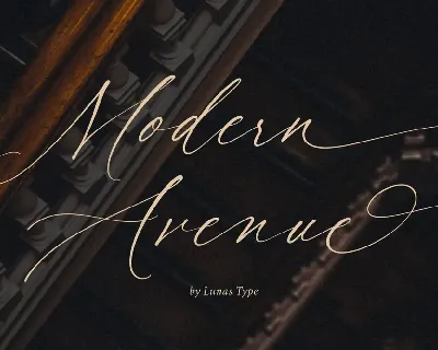 Modern Avenue font