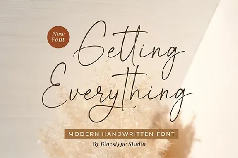 Getting Everything font