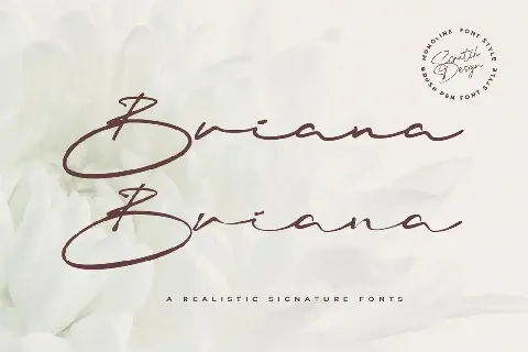 Briana font