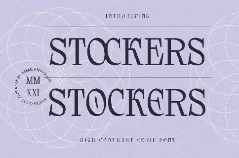Stockers font