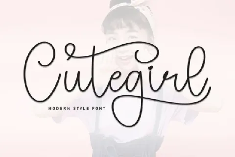 Cutegirl Script font