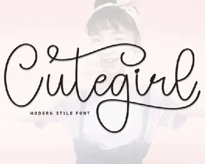 Cutegirl Script font