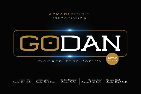 Godan font