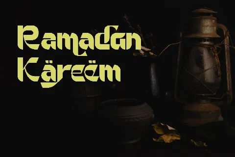 Ramadan Blessing - Personal use font