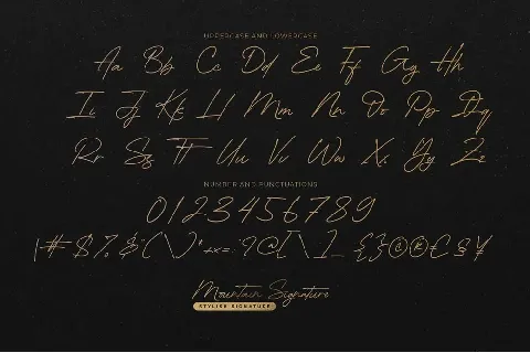 Mountain Signature font