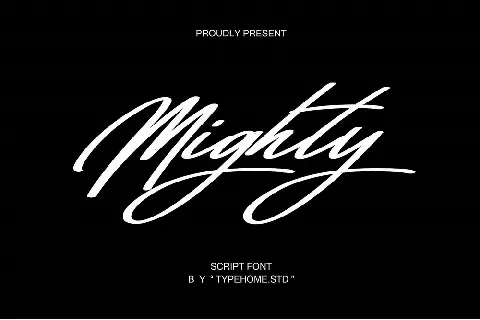 Mighty font