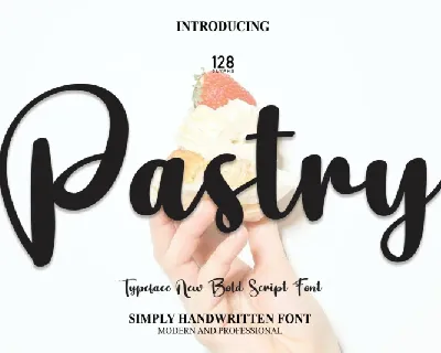 Pastry Script font