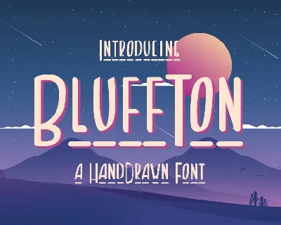 Bluffton Free Trial font