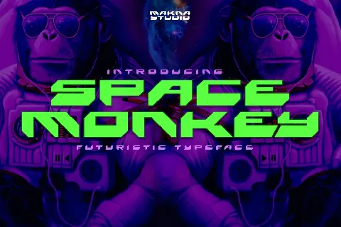 Space Monkey font