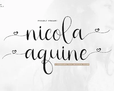 Nicola Aquine font