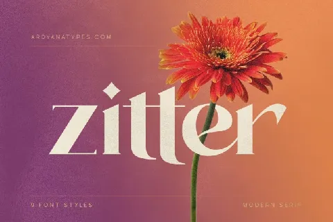 Zitter font