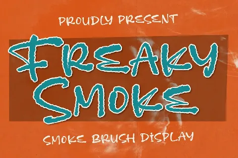 Freaky Smoke font