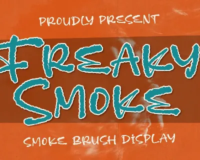 Freaky Smoke font