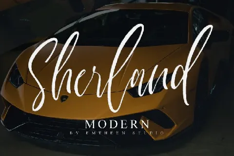 Sherland Script font