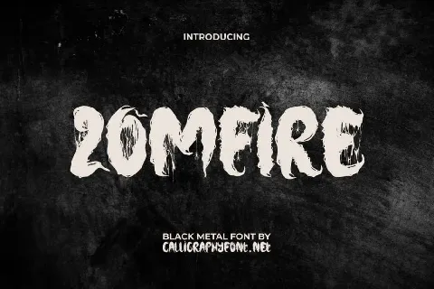 ZomfireDemo font