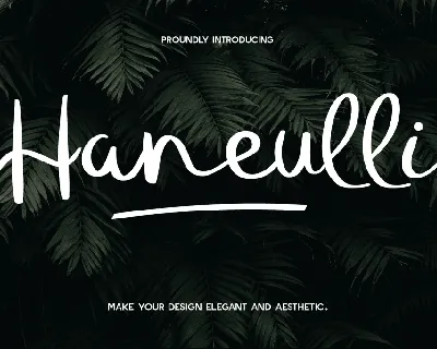 CF Haneulli DEMO font