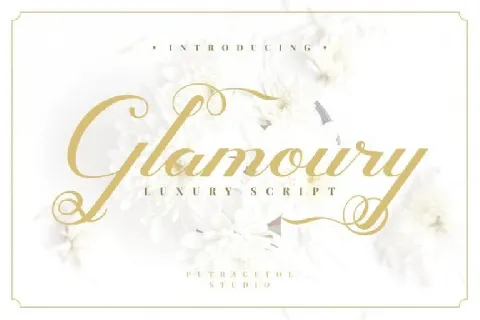 Glamoury Script font