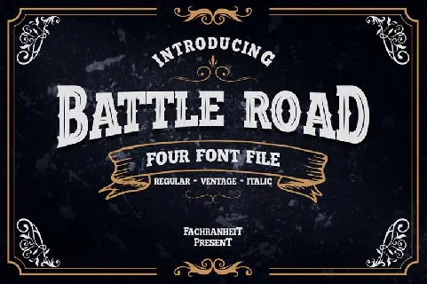 Battle Road Typeface font