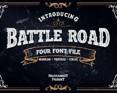 Battle Road Typeface font