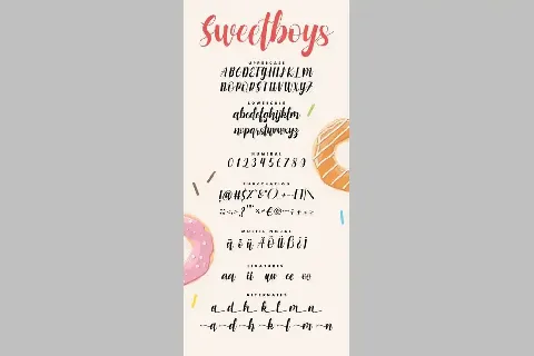 Sweetboys FREE font