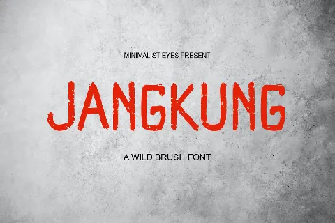 JANGKUNG font