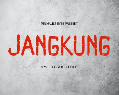 JANGKUNG font