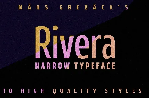 Rivera font