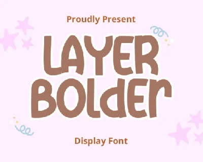 Layer Bolder font