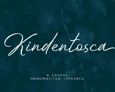 Kindentosca font