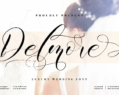 Delmore font