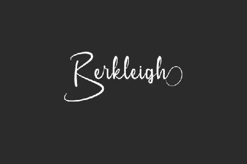 Berkleigh font