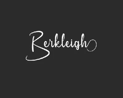 Berkleigh font