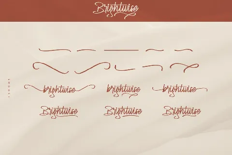 Brightwise Demo font