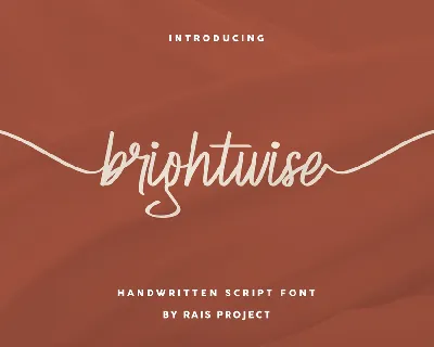 Brightwise Demo font