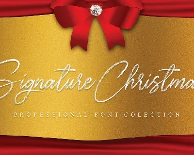 Signature Christmas font