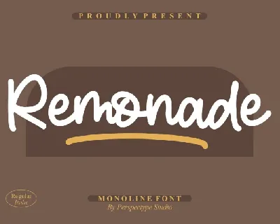 Remonade font