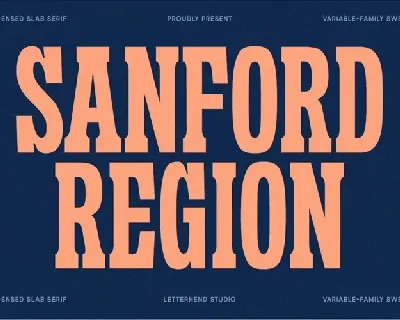 Sanford Region font