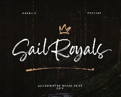 Sail Royals Brush font