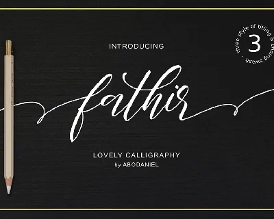 Fathir font