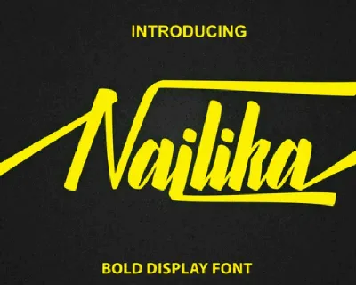 Nailika Script Free font