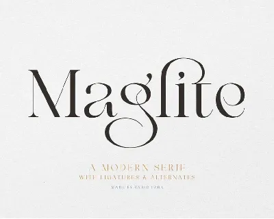 Maglite font