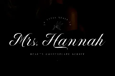 Mrs Hannah font